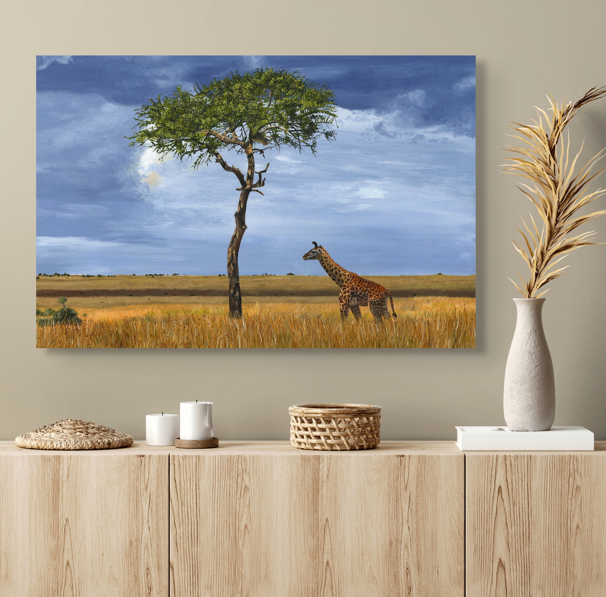Giraffe in Masai Mara